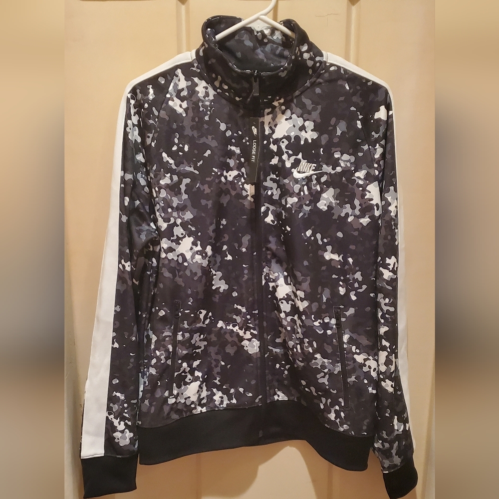Nike Monochrome Camo Track Jacket Men's Size Medium